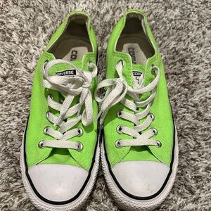 Converse Bright Green All Star Sneakers